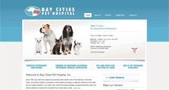 Desktop Screenshot of baycitiespethospital.com